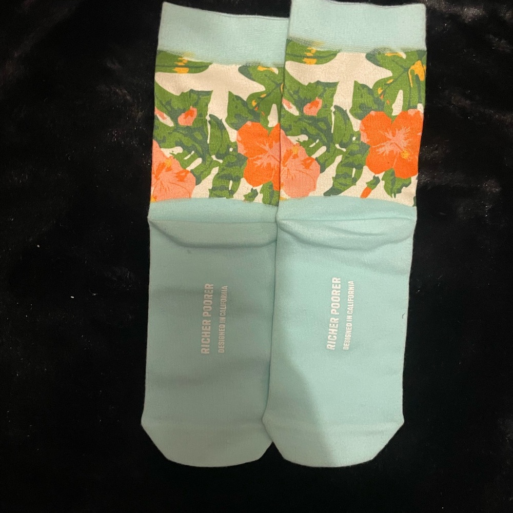 Richer Poorer designed in California NWOT socks